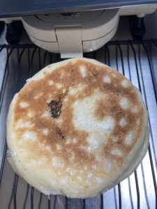 米粉パンをフライパンで焼く失敗
