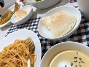 米粉パンをフライパンで焼く失敗