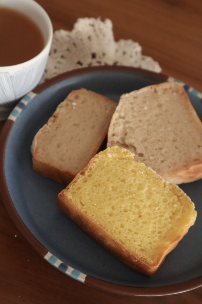 米粉パン焼き比べ実験比較検証