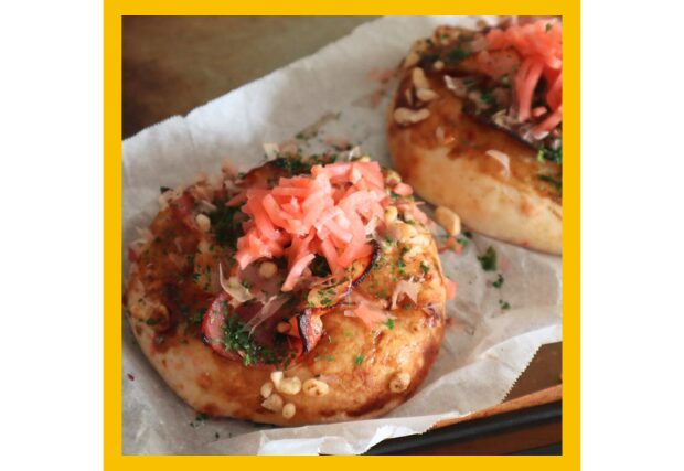 絵本と季節の米粉パンコースたこ焼きパン米粉パン
