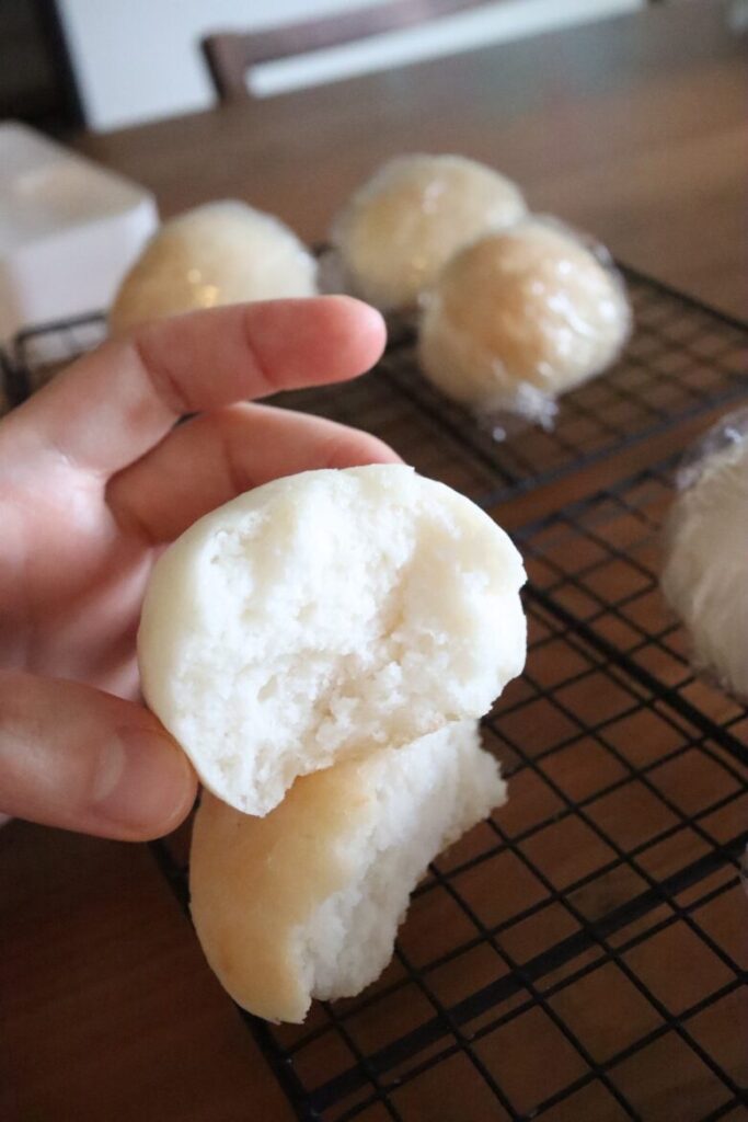 広島米粉パンこんにゃく3gと3.5gの比較実験