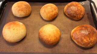 米粉パンを小麦パンみたいな食感にしたい!大豆粉を1〜3割置き換えて比較してみました